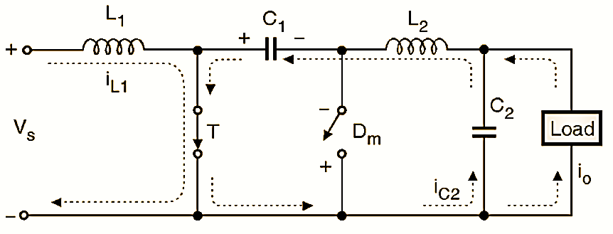 What is Cuk Converter Working Principle, Waveforms, Circuit Diagram, Formula & Derivation