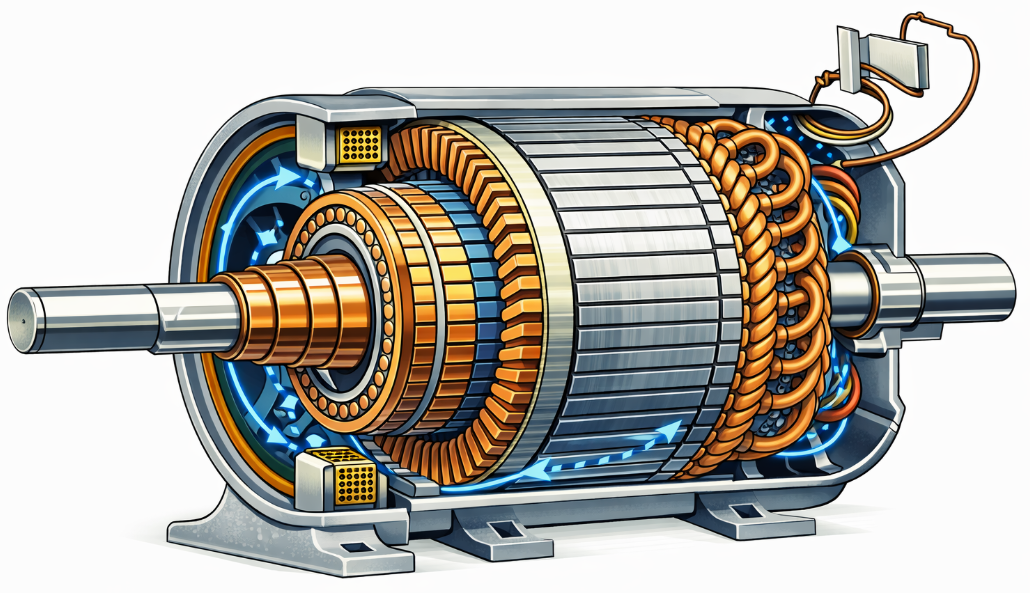 What is DC Machine Definition, Construction, Working Principle, Diagram, Types, Advantages, Disadvantages & Applications